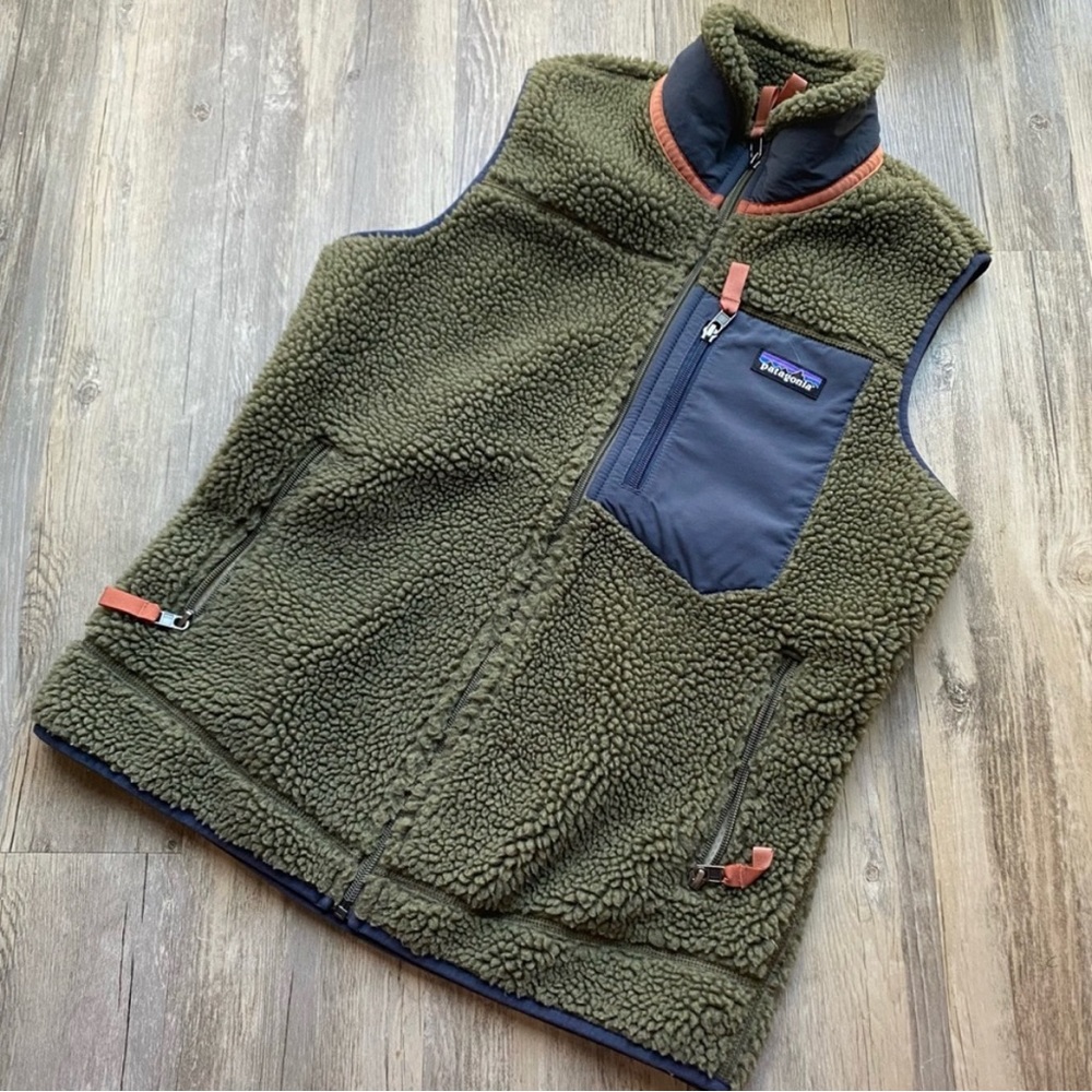 Olive Green Classic Retro-X Patagonia Vest